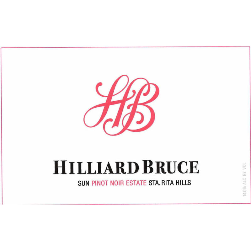 Hilliard Bruce Sun Pinot Noir 2013 Front Label