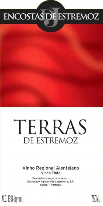 Encostas de Estremoz Terras de Estremoz Tinto 2005 Front Label