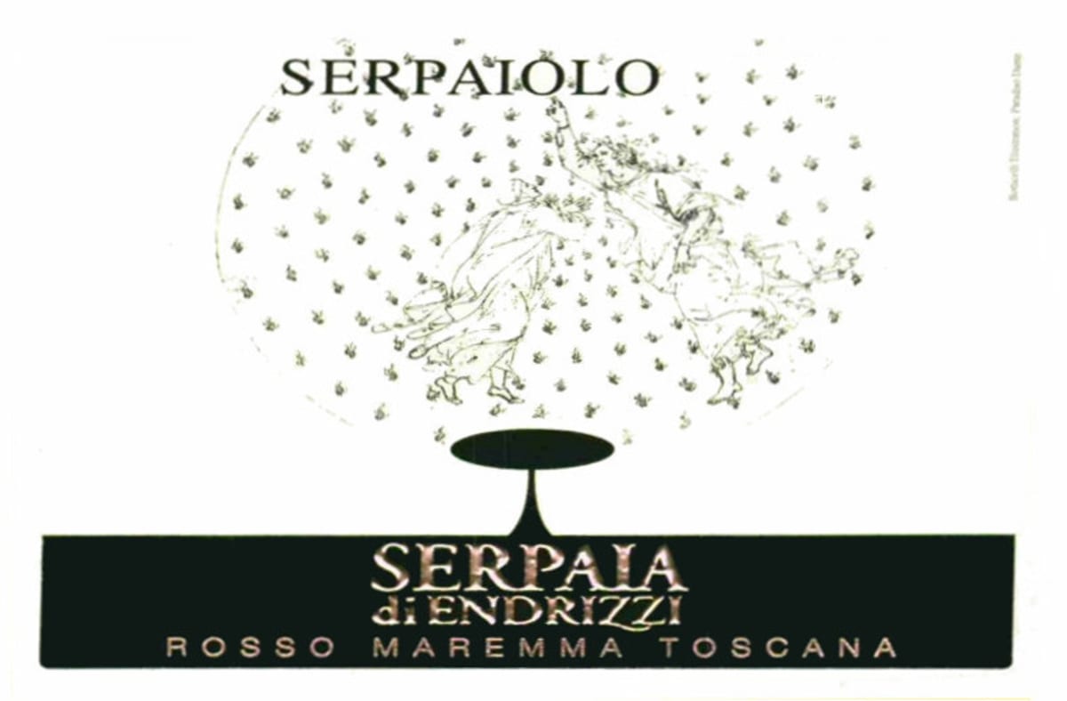 Endrizzi Maremma Toscana Serpaiolo 2014 Front Label