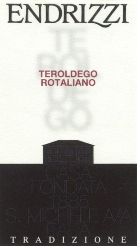 Endrizzi Rotaliano Teroldego 2012 Front Label