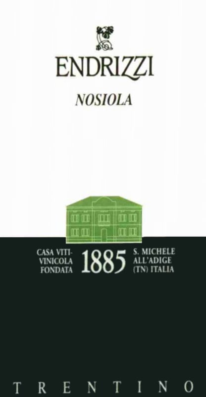Endrizzi Trentino Nosiola 2011 Front Label