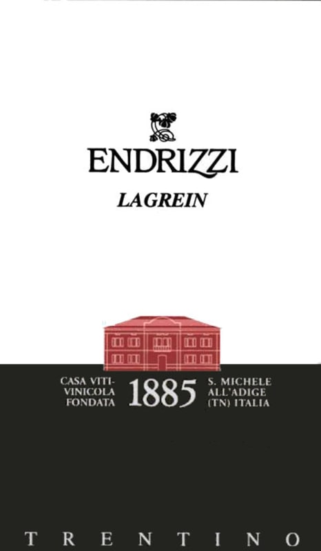Endrizzi Trentino Lagrein 2014 Front Label