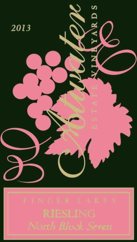 Atwater Estate Vineyards North Block 7 Riesling 2013 Front Label