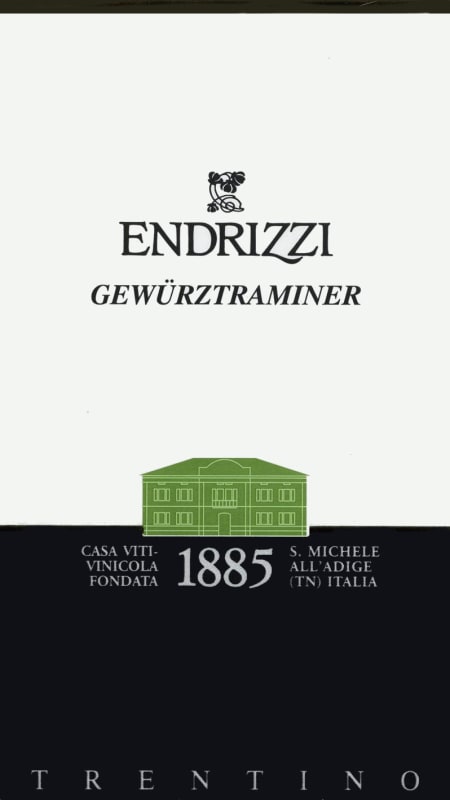 Endrizzi Trentino Gewurztraminer 2014 Front Label