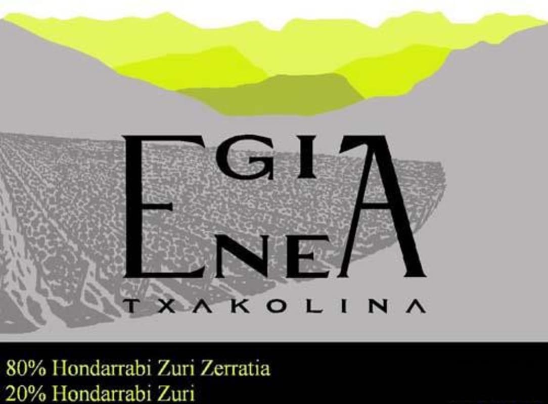 Enea Egia Txakolina Bizkaiko 2009 Front Label
