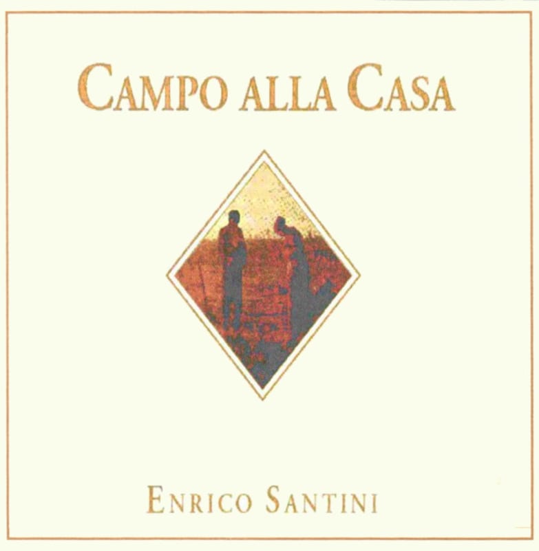 Enrico Santini Bolgheri Campo Alla Casa Bianco 2006 Front Label