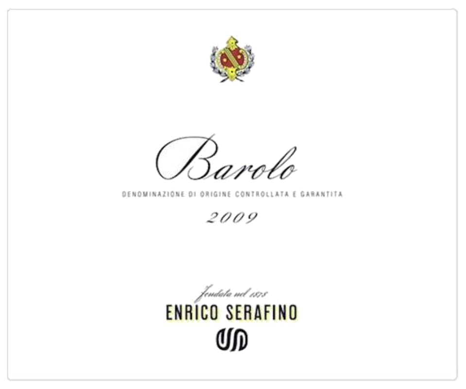 Enrico Serafino Barolo 2009 Front Label