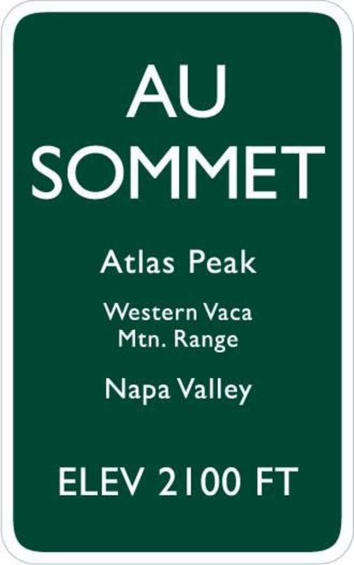 Au Sommet Winery Cabernet Sauvignon 2010 Front Label