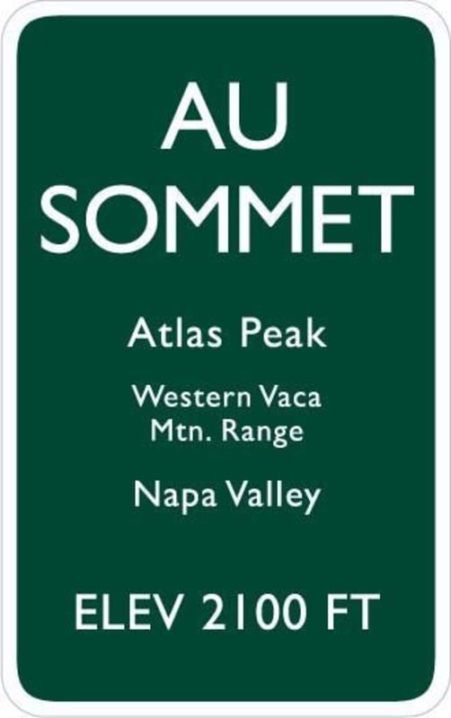 Au Sommet Winery Cabernet Sauvignon 2011 Front Label