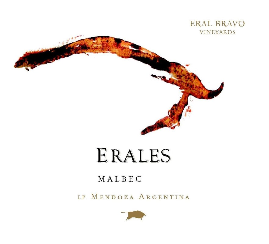 Eral Bravo Erales Malbec 2012 Front Label