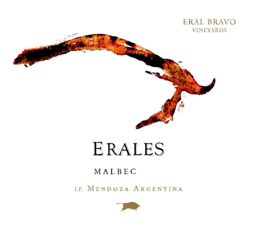 Eral Bravo Erales Malbec 2008 Front Label