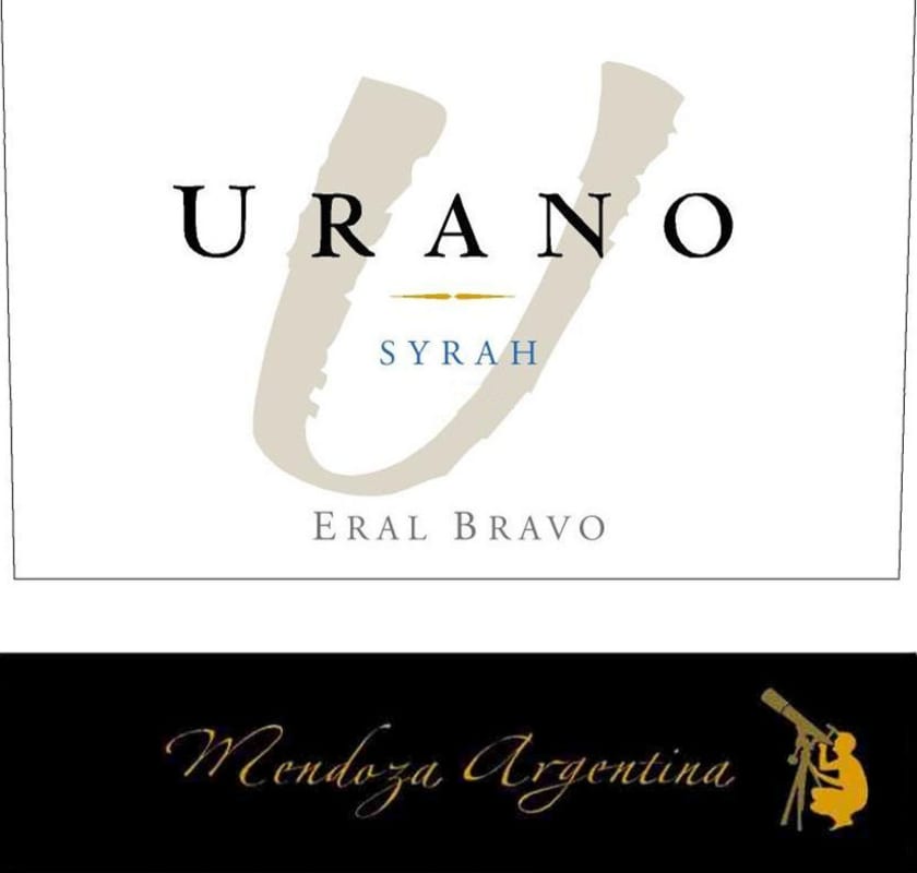Eral Bravo Urano Syrah 2013 Front Label