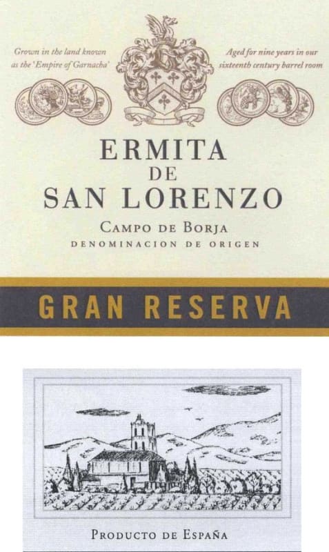 Ermita de San Lorenzo Gran Reserva 2003 Front Label