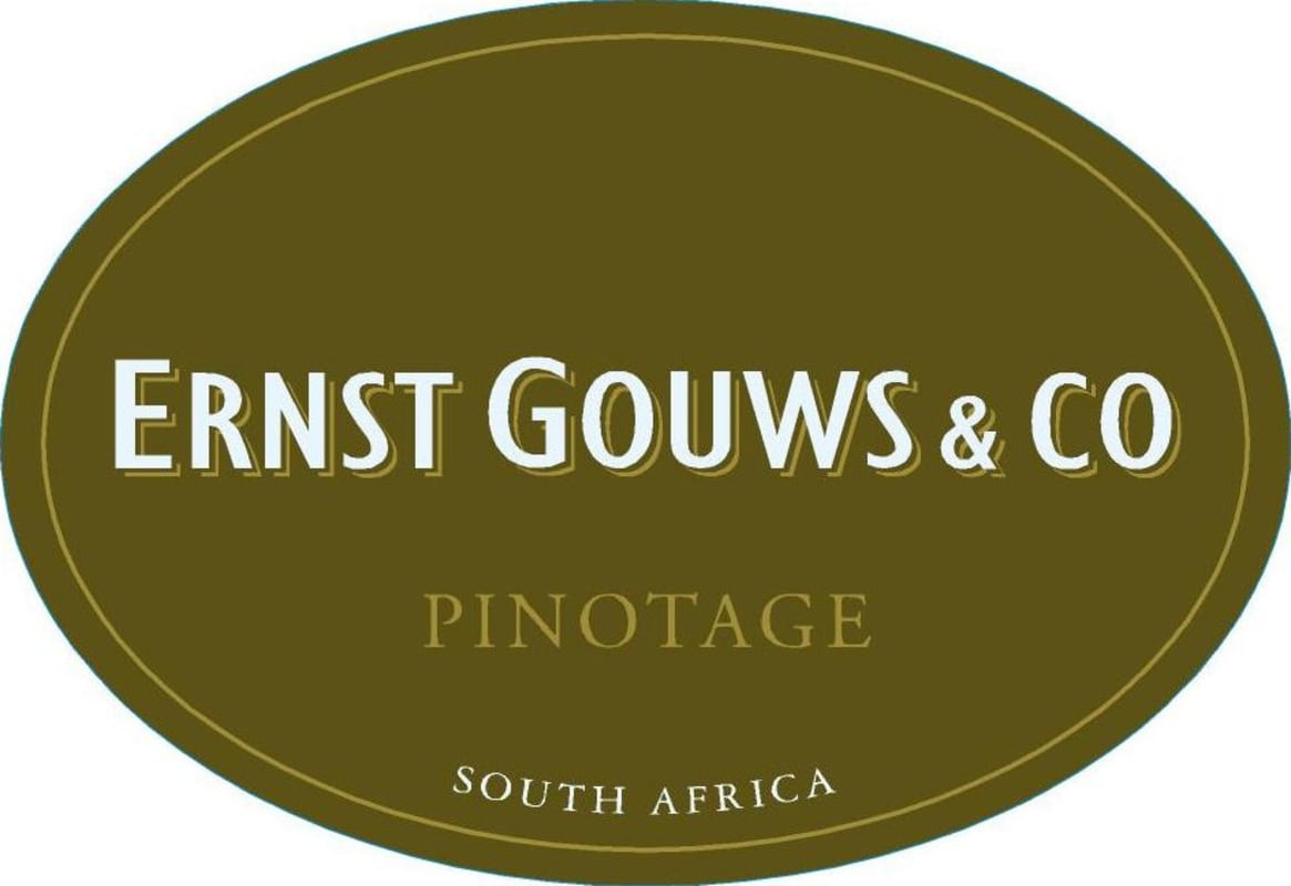 Ernst Gouws & Co Pinotage 2012 Front Label