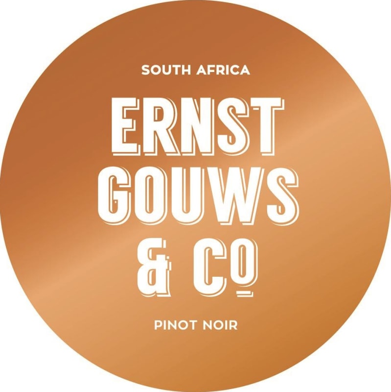 Ernst Gouws & Co Pinot Noir 2014 Front Label