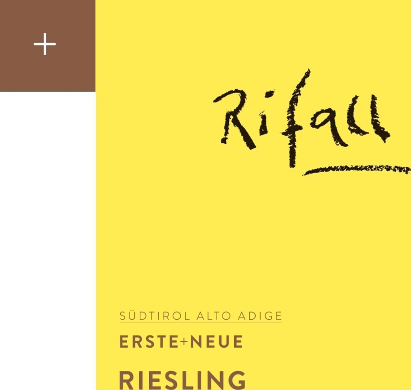 Erste + Neue Alto Adige Rifall Riesling 2012 Front Label