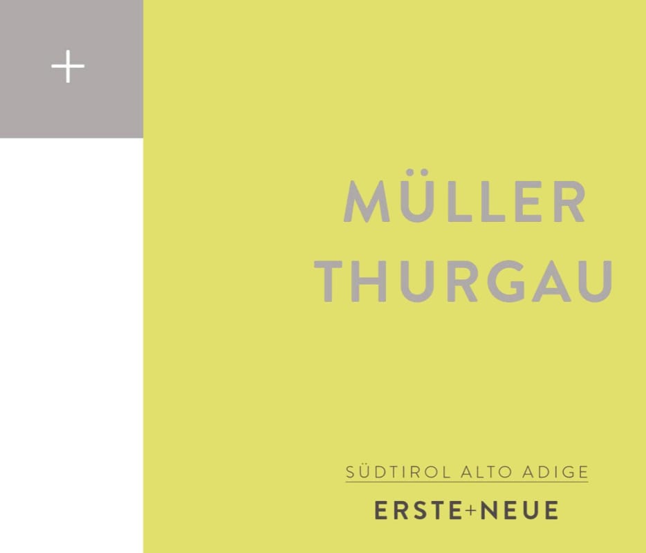 Erste + Neue Alto Adige Muller Thurgau 2012 Front Label
