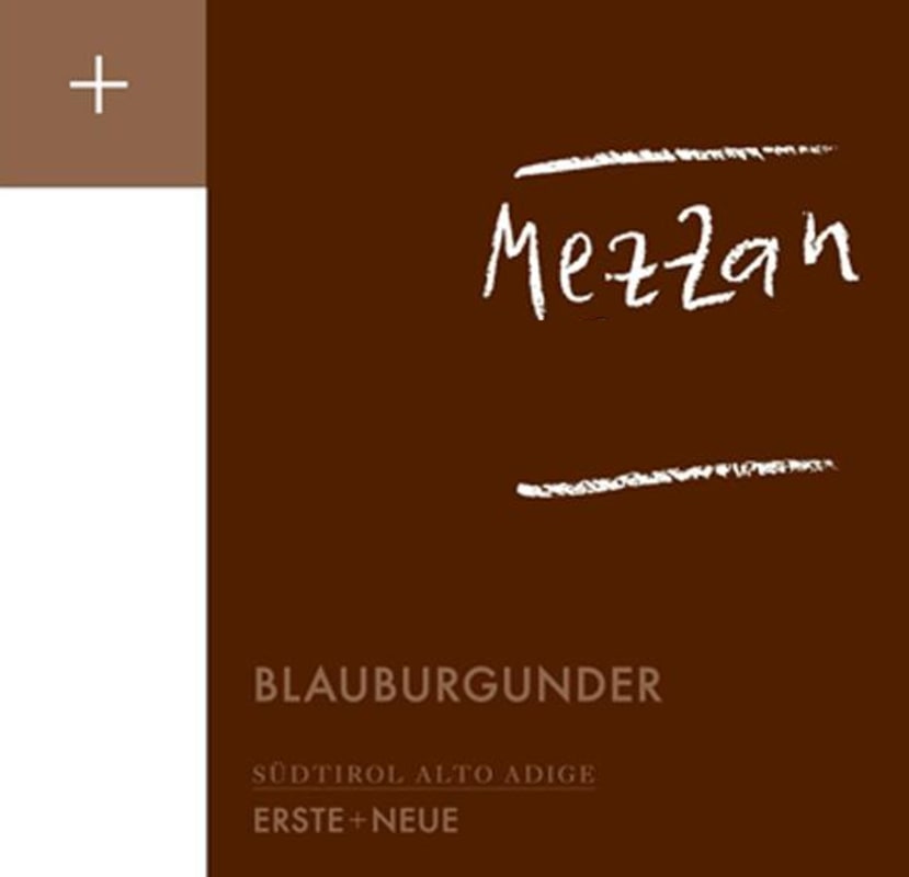 Erste + Neue Alto Adige Mezzan Blauburgunder 2010 Front Label