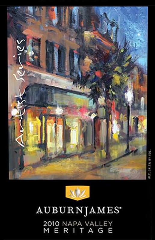 AuburnJames Winery Meritage 2010 Front Label