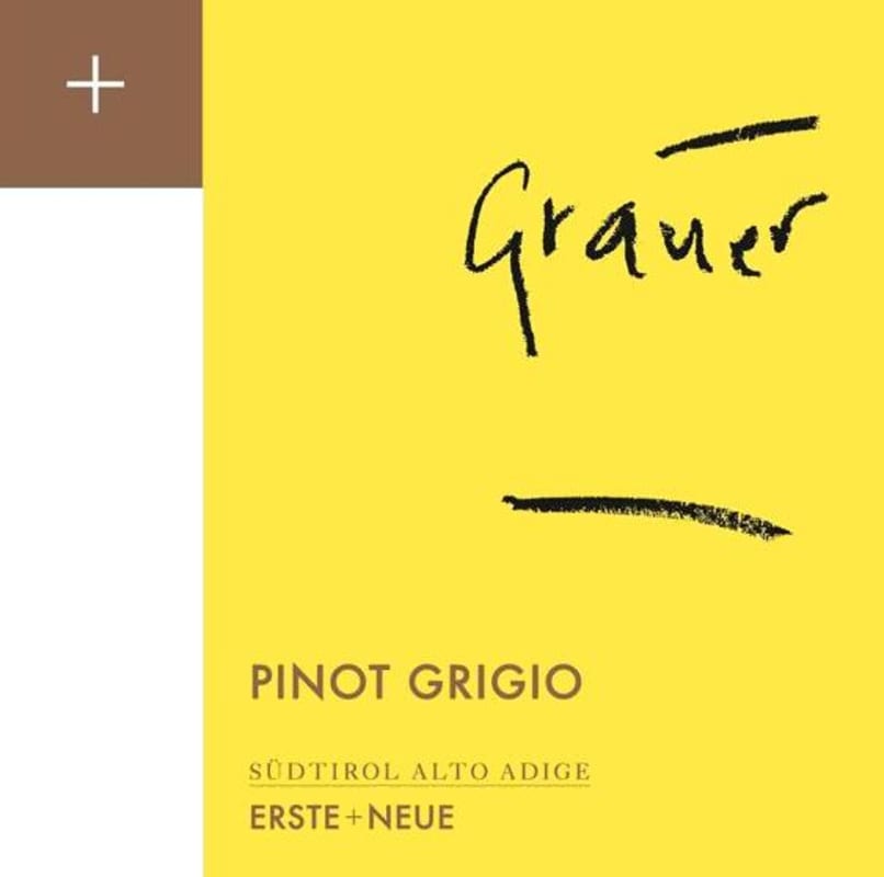 Erste + Neue Alto Adige Grauer Pinot Grigio 2012 Front Label