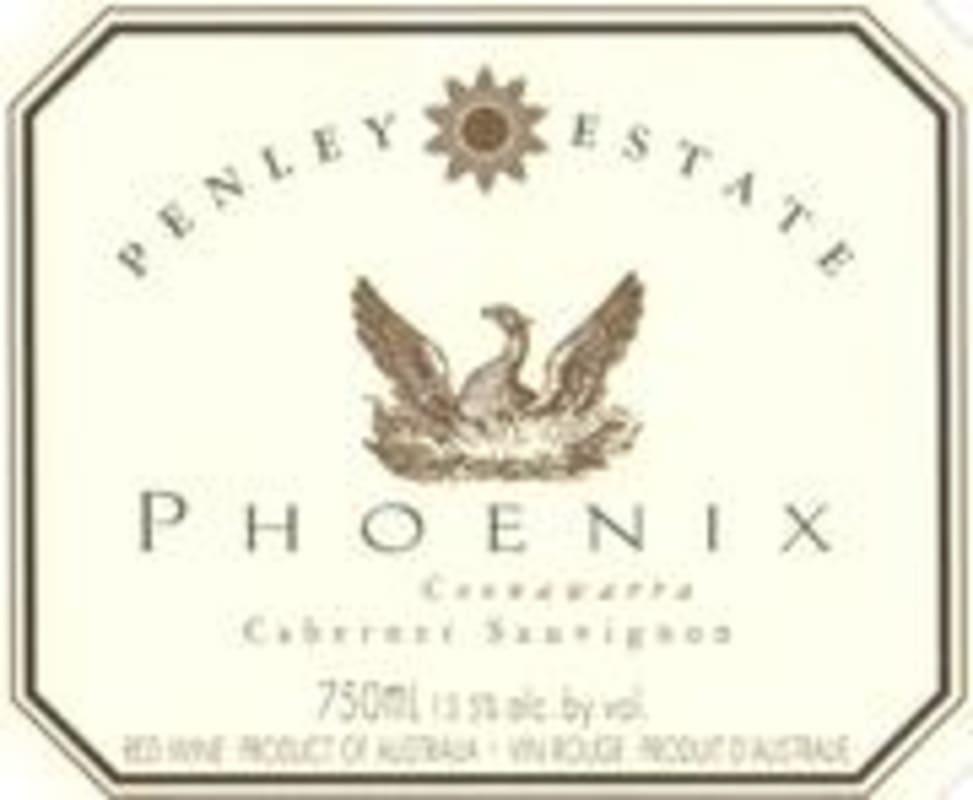 Penley Phoenix Cabernet Sauvignon 1998 Front Label