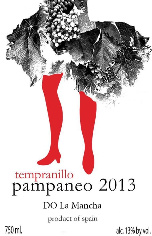 Esencia Rural Pampaneo Vino de la Tierra de Castilla Tempranillo 2013 Front Label