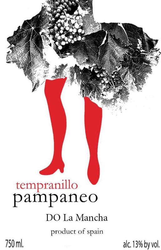 Esencia Rural Pampaneo Vino de la Tierra de Castilla Tempranillo 2014 Front Label