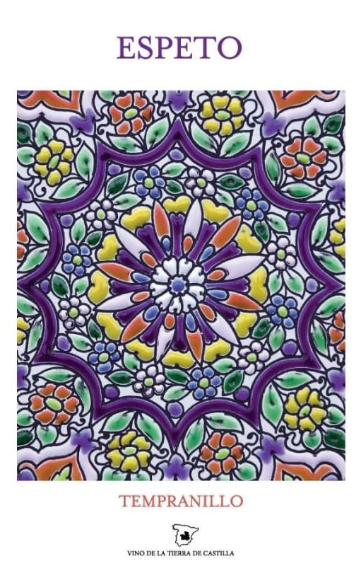 Espeto Vino de la Tierra de Castilla Tempranillo 2015 Front Label