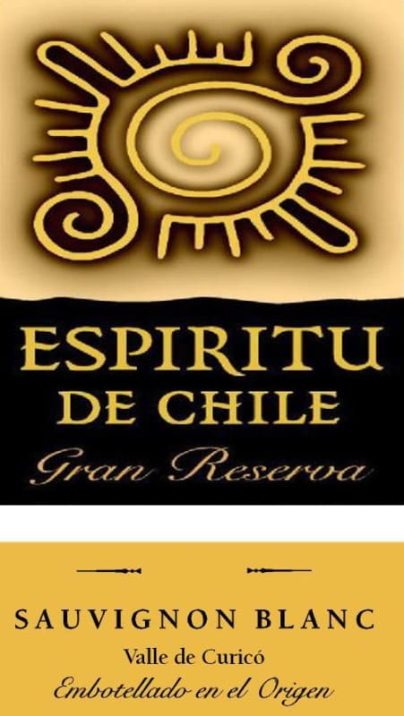Espiritu de Chile Gran Reserva Sauvignon Blanc 2012 Front Label