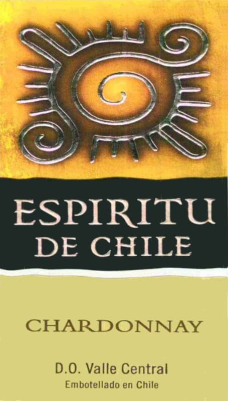 Espiritu de Chile Chardonnay 2008 Front Label