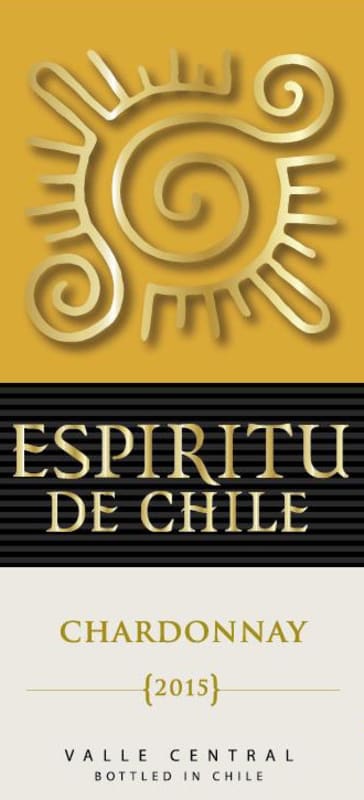 Espiritu de Chile Chardonnay 2015 Front Label