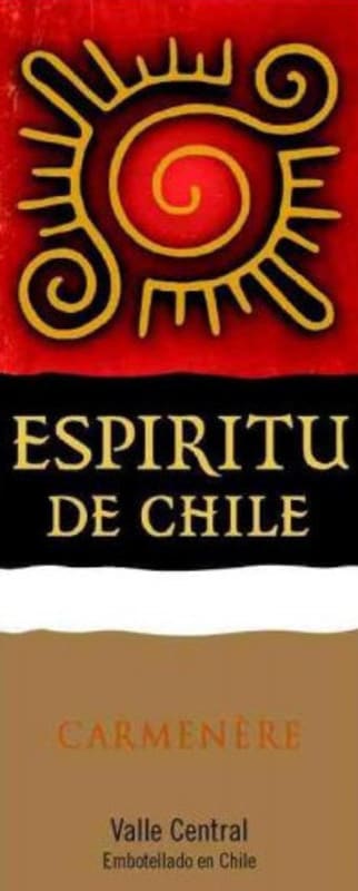 Espiritu de Chile Carmenere 2014 Front Label