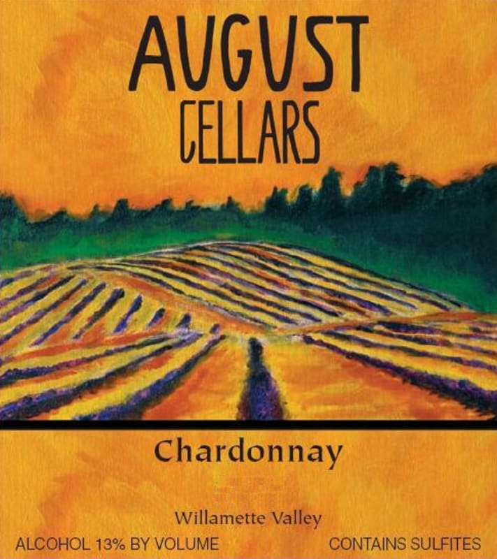 August Cellars Chardonnay 2010 Front Label