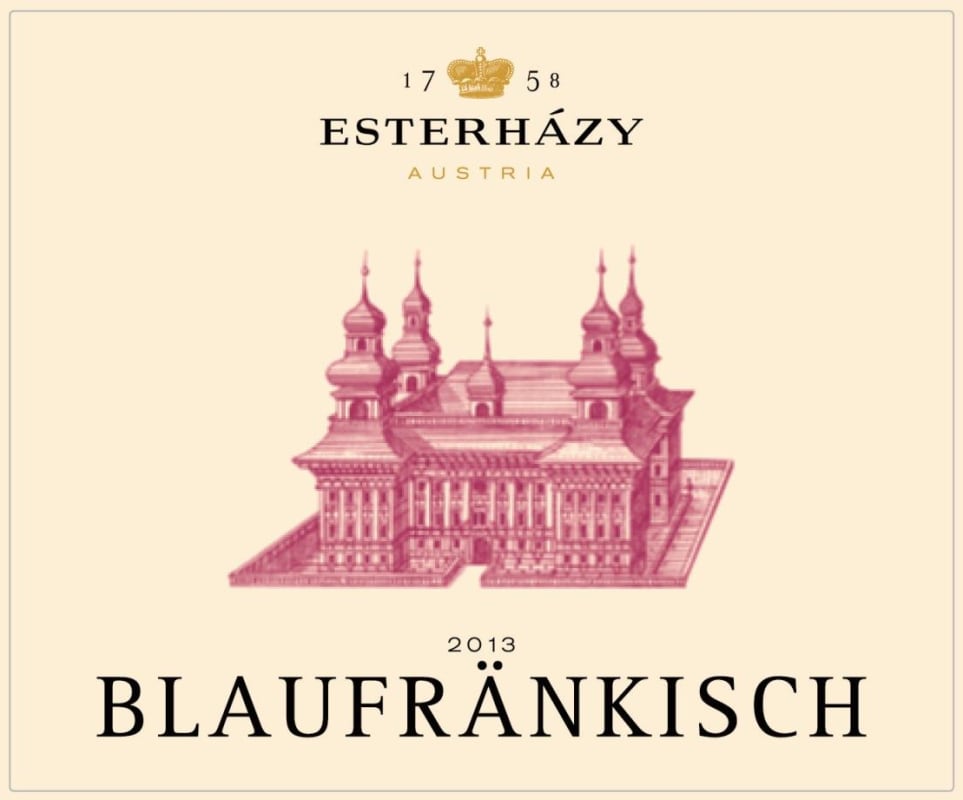 Esterhazy Classic Trocken Blaufrankisch 2013 Front Label