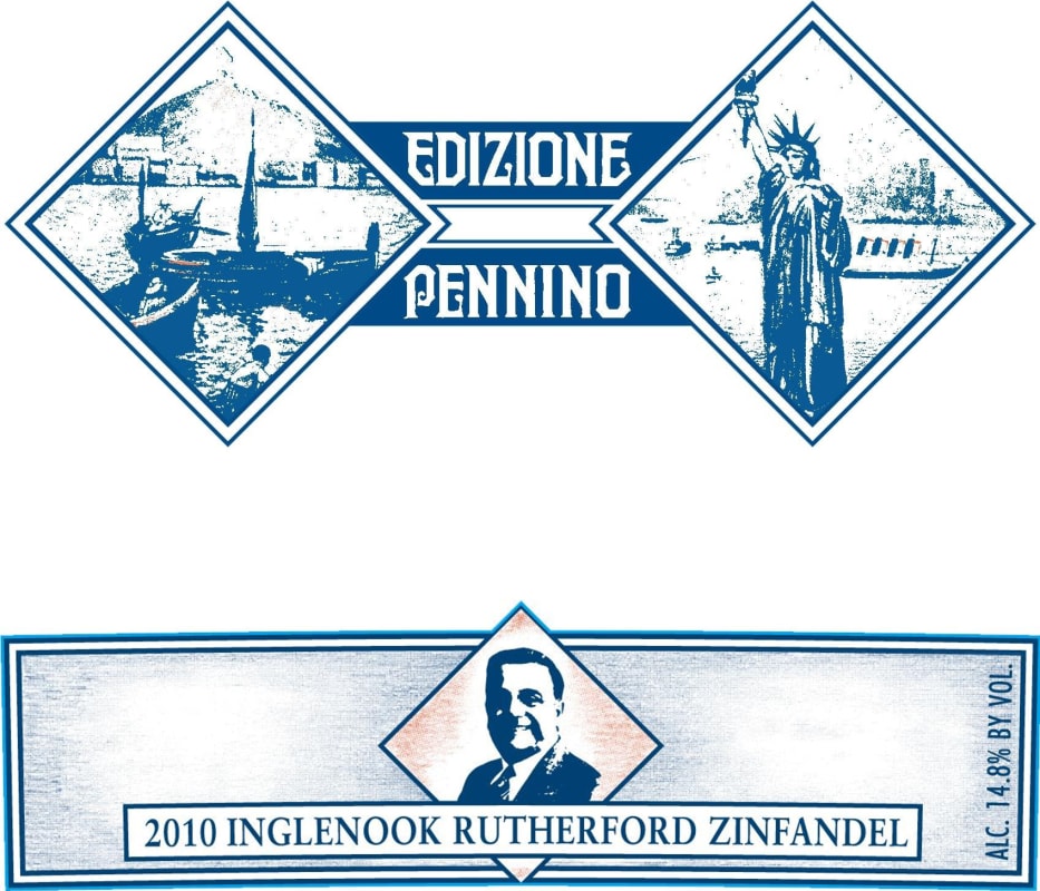 Inglenook Edizione Pennino Zinfandel 2010 Front Label