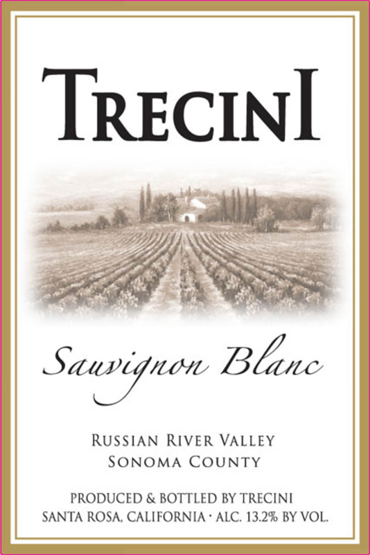 Trecini Cellars Sauvignon Blanc 2009 Front Label