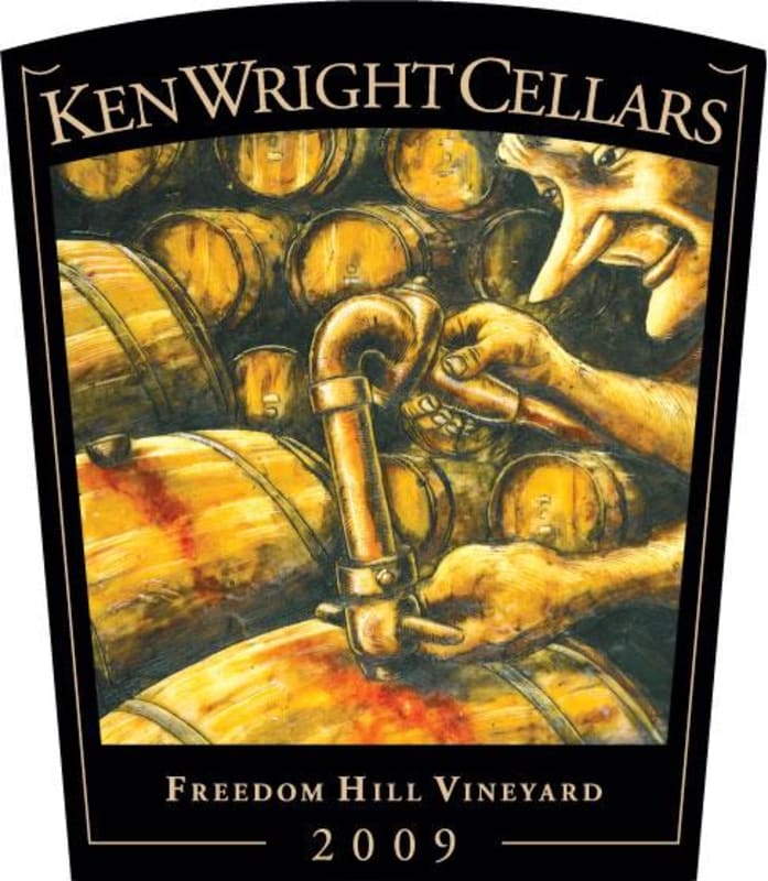 Ken Wright Cellars Freedom Hill Vineyard Pinot Noir 2009 Front Label