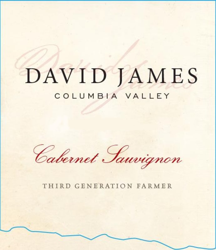 David James Cabernet Sauvignon 2013 Front Label