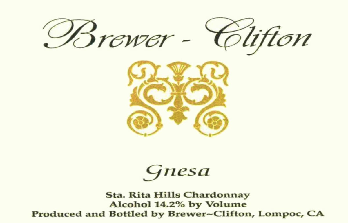 Brewer-Clifton Gnesa Chardonnay 2013 Front Label