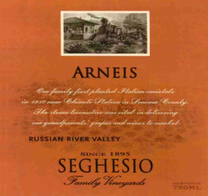 Seghesio Arneis 2007 Front Label