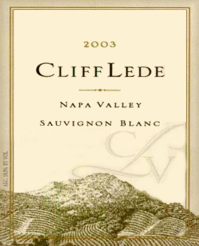 Cliff Lede Sauvignon Blanc 2003 Front Label