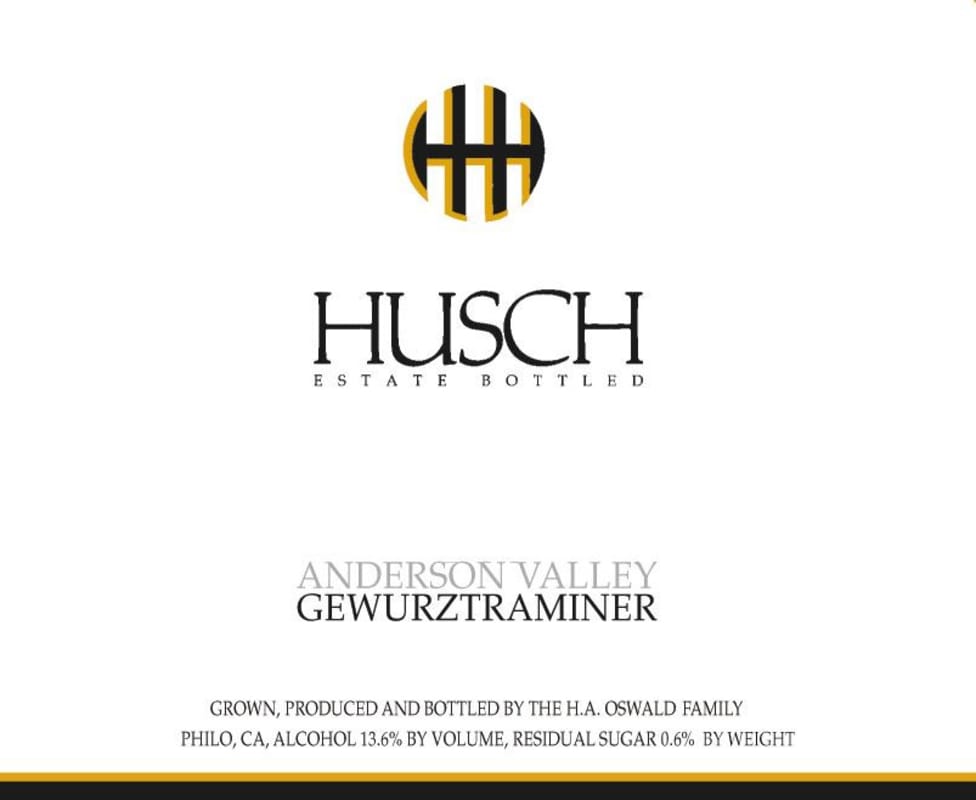 Husch Gewurztraminer 2011 Front Label