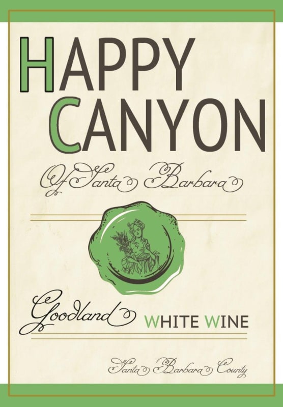 Goodland Wines White 2013 Front Label