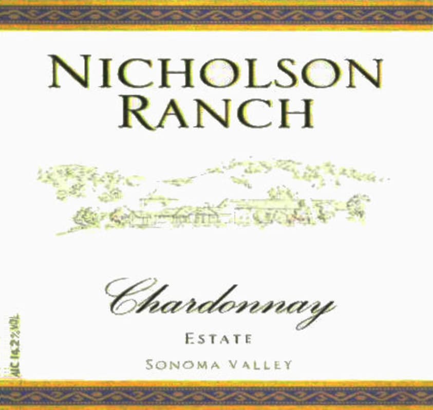 Nicholson Ranch Estate Chardonnay 2014 Front Label