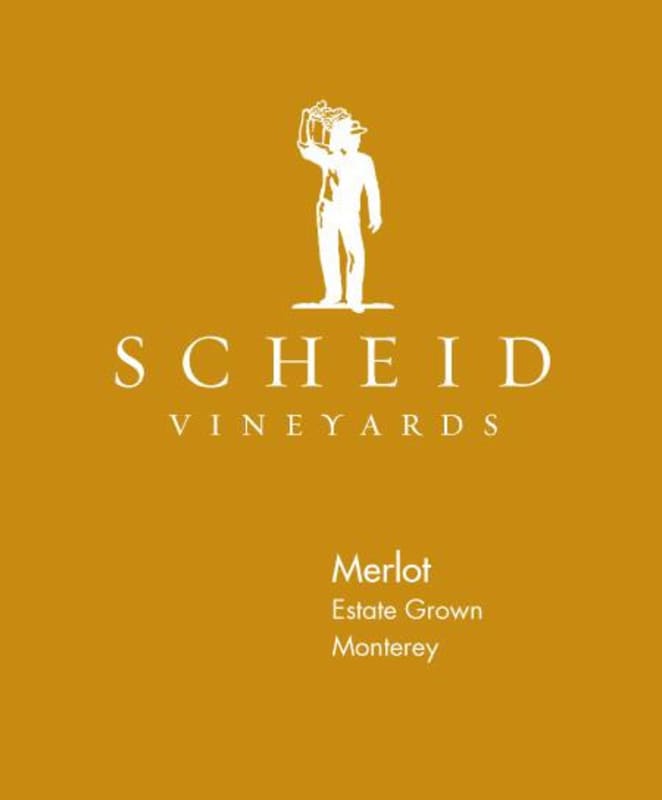 Scheid Vineyards Merlot 2009 Front Label