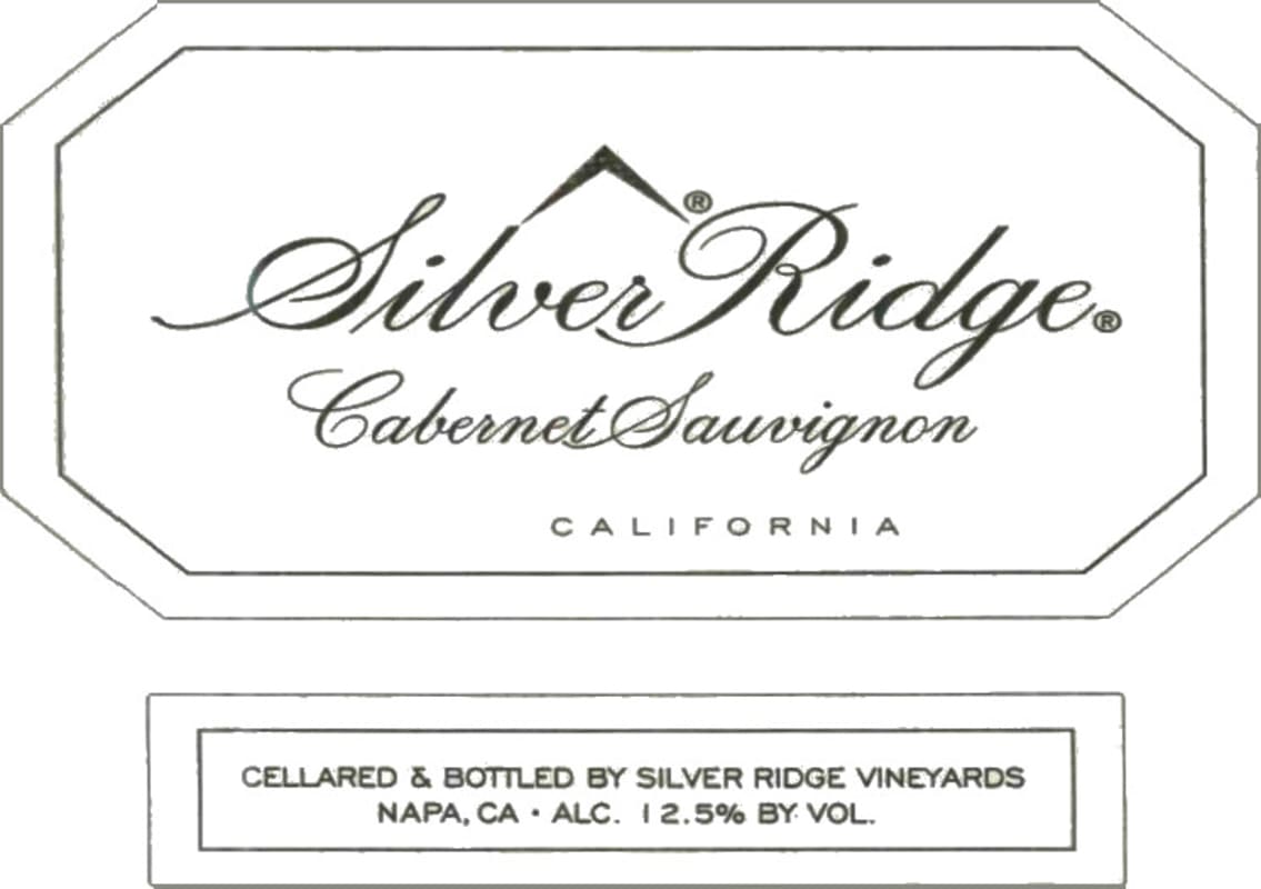 Silver Ridge Cabernet Sauvignon 2001 Front Label