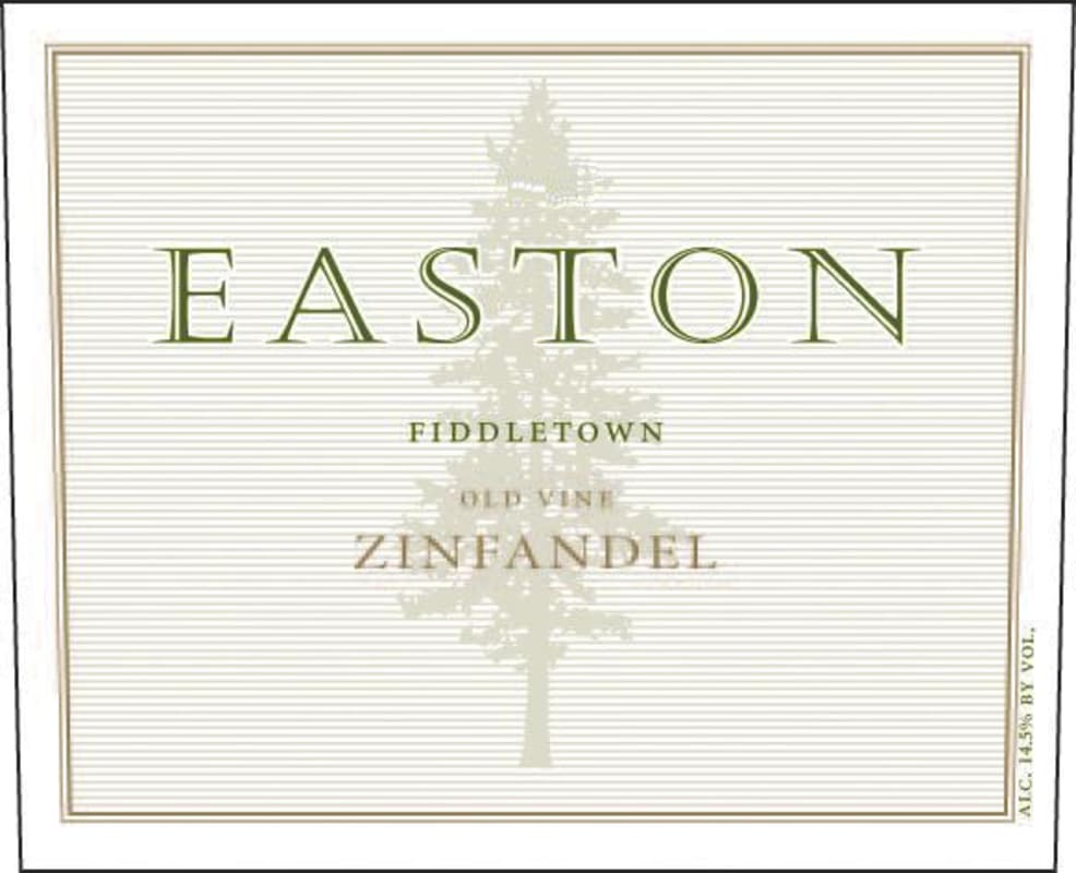 Easton Old Vine Zinfandel 2008 Front Label