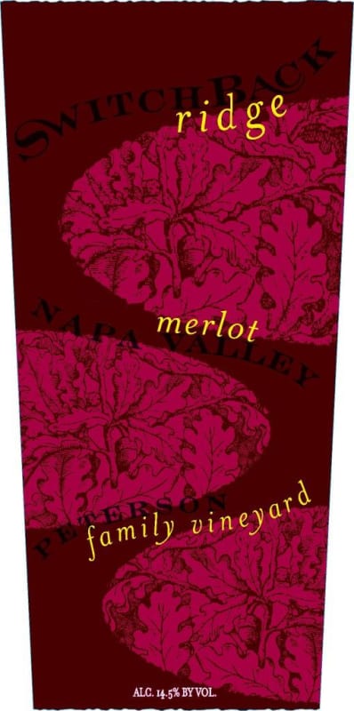 Switchback Ridge Peterson Family Vineyard Merlot 2014 Front Label