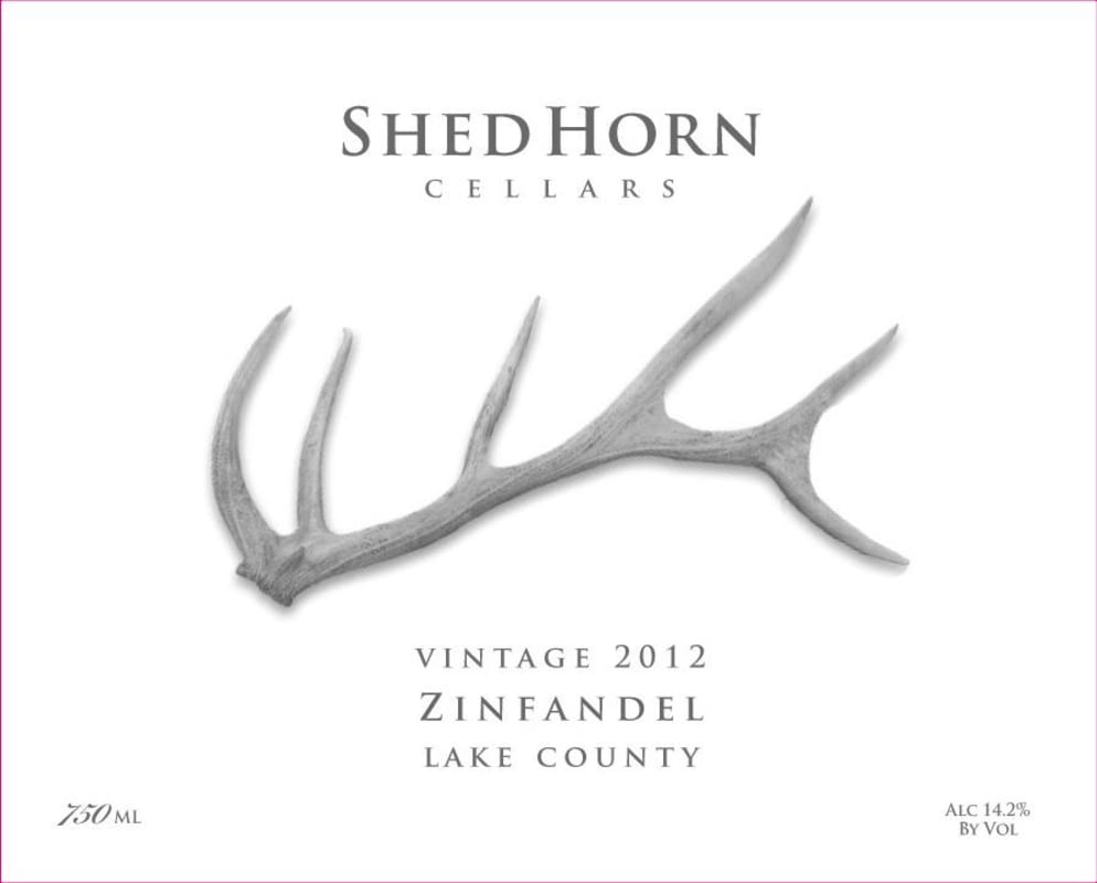 Shed Horn Cellars Zinfandel 2012 Front Label