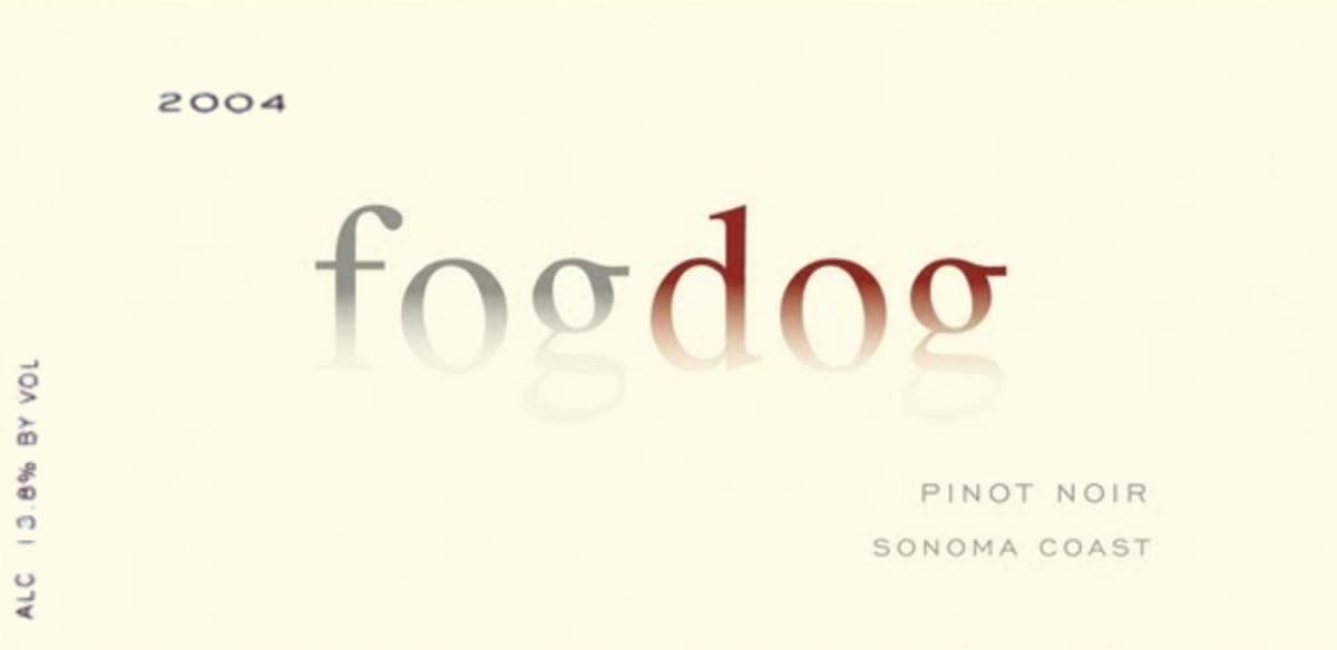 Joseph Phelps Fogdog Sonoma Coast Pinot Noir 2004 Front Label